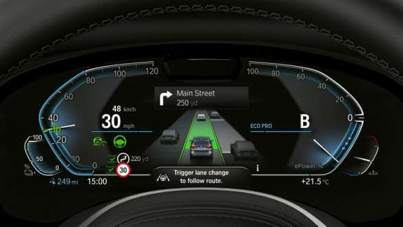 Active Navigation - Driver Assistance - TECHNOLOGY - BMW IX3 car page - life ev eg