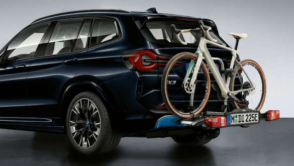 BMW Rear Bike Rack Pro 2.0 - ORIGINAL BMW ACCESSORIES - BMW IX3 car page - life ev eg